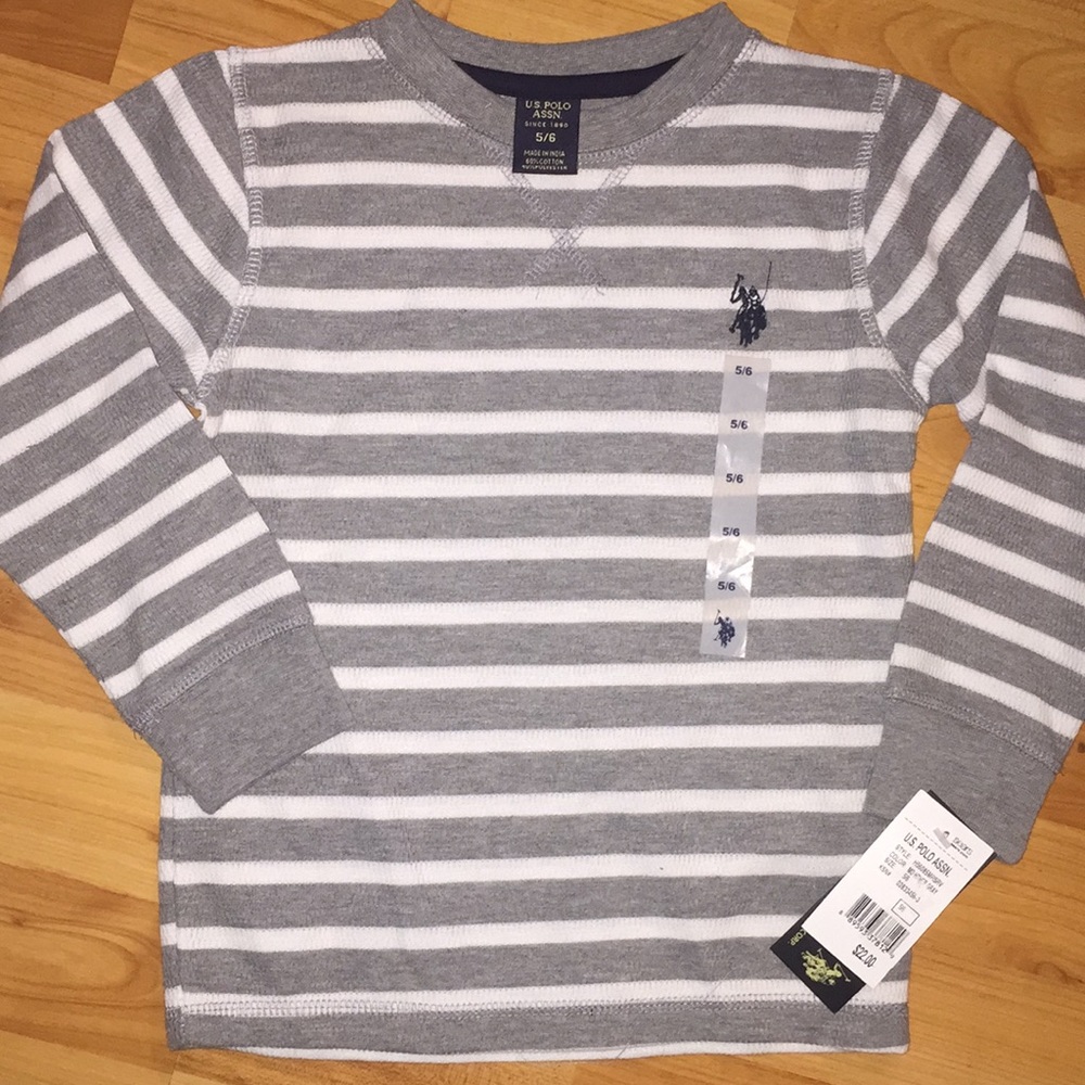 NWT boys 5/6 long sleeve US Polo Assn!